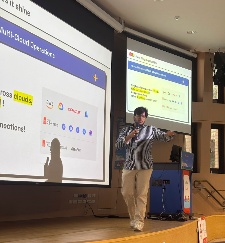 Mid-talk at NTUST, walking through the relation protocol live demo